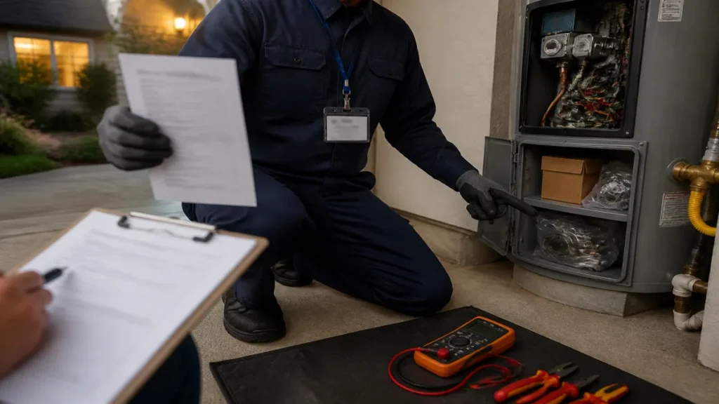 Conserto De Aquecedor Rheem Em São Paulo Com Diagnóstico No Local 1 Detalhe prático de como contratar assistência autorizada rheem sem errar na decisão aplicado a conserto de aquecedor Rheem.